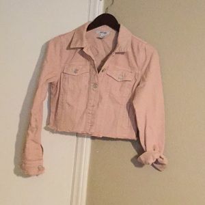 Pink Denim Jean Jacket